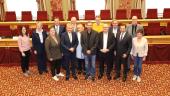 La délégation du Conseil fédéral d'Autriche avec les membres de la Commission des Affaires étrangères et européennes