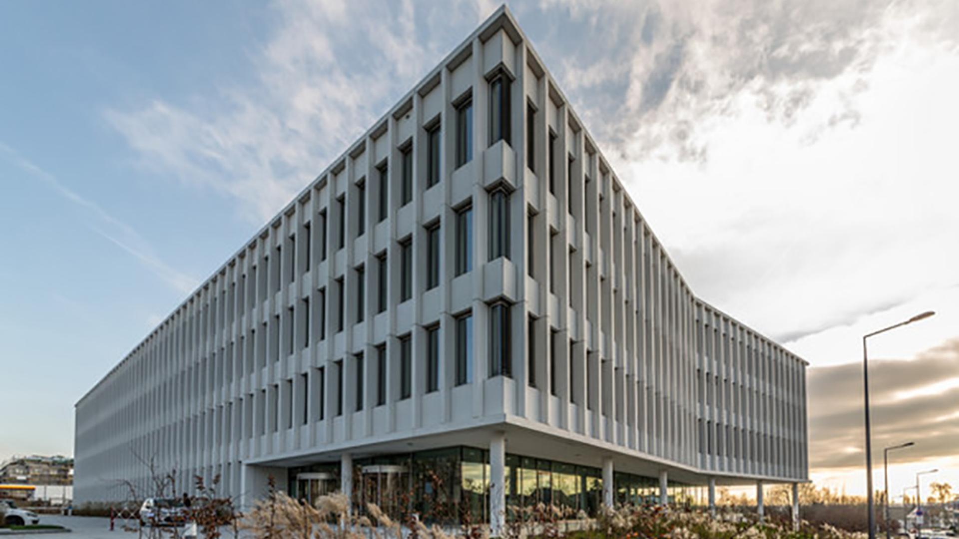 Le bâtiment de la Commission de Surveillance du Secteur Financier (CSSF) route d'Arlon